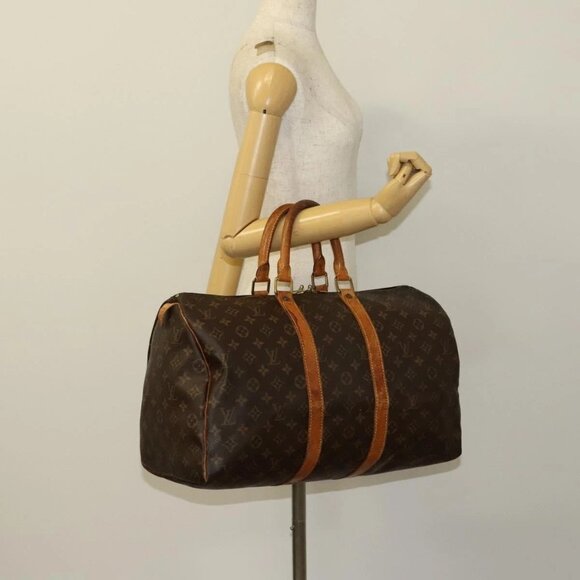 LOUIS VUITTON Monogram Keepall 45 Boston Bag - Picture 1 of 16